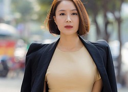 Cách mix đồ công sở giúp Hồng Diễm được khen