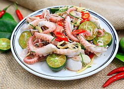Gỏi bạch tuộc ớt chuông