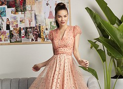 Hồ Ngọc Hà khoe sắc với họa tiết chấm bi