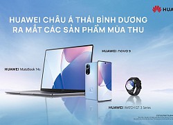 Huawei Châu Á Thái Bình Dương ra mắt Watch GT 3 series, Matebook 14s và nova 9
