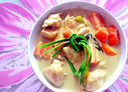 Cà ri gà nước cốt dừa kiểu Thái Lan ngon đậm đà