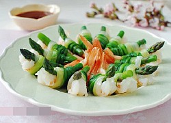 Món tôm cuộn hành kiểu mới lạ miệng hấp dẫn