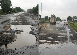 Quốc lộ 1 đoạn qua Phú Yên nát &#8220;như ruộng cày&#8221;