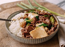 Thịt bò xào đậu phụ non ngon chuẩn vị