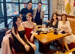 Việt Anh, Quỳnh Nga bị lu mờ bởi vòng 1 khủng của mỹ nhân này trong sinh nhật bạn thân