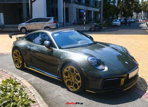 Cận cảnh Porsche 911 Carrera S thế hệ mới độ TechArt đầu tiên Việt Nam: Bộ mâm hầm hố nhất, cánh gió sau có bộ phận như 'đồ chơi'