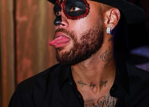 Tạo hình Halloween của Neymar, Kylian Mbappe