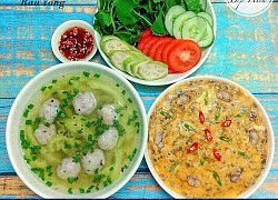 Trưa nay ăn gì: mắm chưng đậm đà hài hòa cùng canh mướp đắng