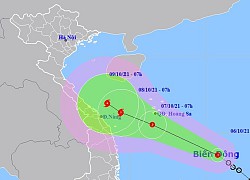 Áp thấp nhiệt đới hướng vào miền Trung, nhiều nơi mưa to