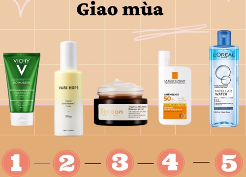 BTV chọn ra 5 món skincare bình dân thời điểm giao mùa: Từ 199k, giúp da bớt mụn sần