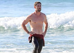 Chris Hemsworth khoe body khi chạy bộ