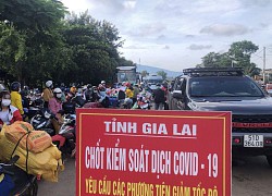 Gia Lai: Hàng ngàn người trở về, các khu cách ly quá tải