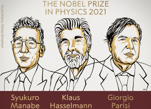 Giải Nobel Vật lý năm 2021 gọi tên 3 nhà khoa học