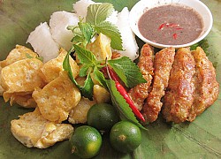 Món bún đậu mắm tôm ăn chả cốm