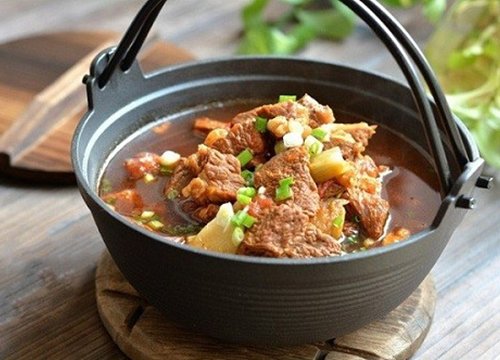 Món canh thịt bò cho ngày se lạnh