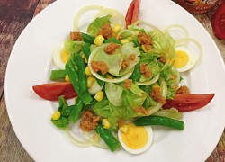 Món Salad cá ngừ mù tạt vàng ngon tuyệt