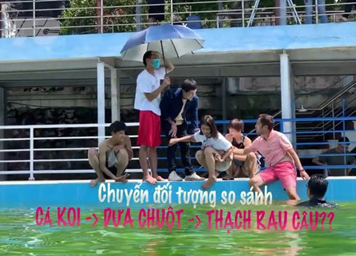 11 tháng 5 ngày: Hậu trường Khả Ngân "khóc thét" dầm mình giữa đàn cá koi