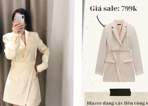 Blazer Zara sale đồng giá 799k: Áo vải tweed đẹp mê, chuẩn style sang chảnh của chị đẹp Son Ye Jin