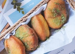 Cách làm bánh Creme Brulee Donut - bánh donut nhân kem trứng trà xanh