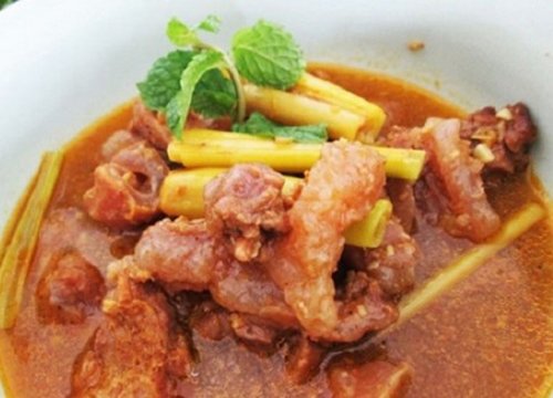 Món gân bò kho sả ấm bụng cho ngày se lạnh