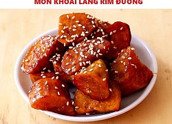 Món khoai lang rim đường vị ngọt ngon mê ly