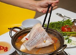 Món lẩu cá diêu hồng chua cay ngon chuẩn vị