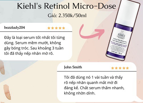 Serum retinol dịu nhẹ của Kiehl's tốt lắm nhưng vẫn có điểm lăn tăn nên chú ý trước khi mua