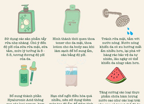 Thói quen hạn chế khô nẻ da khi giao mùa