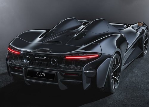 Siêu xe McLaren Elva giá 40 tỷ: Không mui, không kính lái