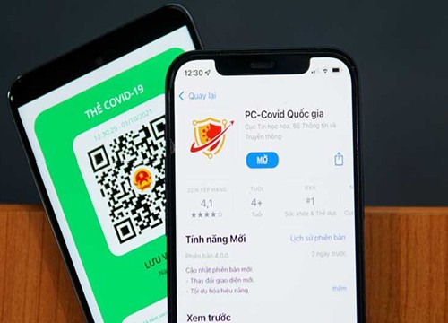 App PC-COVID cập nhật tính năng mới, ẩn mã QR cá nhân