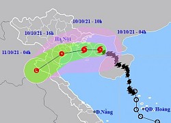 Bão số 7 đang di chuyển vào các tỉnh Hải Phòng đến Thanh Hóa