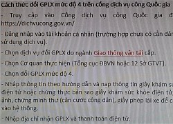 Đổi giấy phép lái xe trực tuyến trên toàn quốc từ năm 2022