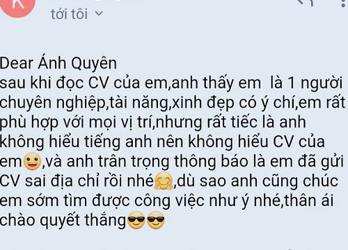 "Em tài năng, xinh đẹp nhưng em gửi sai địa chỉ CV rồi": Chuyện gửi nhầm hồ sơ xin việc và cái kết bất ngờ khiến ai nấy cười nghiêng ngả