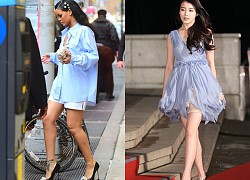 IU - Rihanna và biệt tài đi giày cao gót trên hố ga mà không "sấp mặt": Là ma thuật hay chiêu "hack" gì đây?