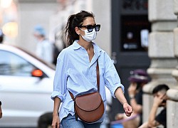 Katie Holmes đúng là "nghiện" quần jeans, cô có loạt cách mix chuẩn sành điệu cho nàng 30+