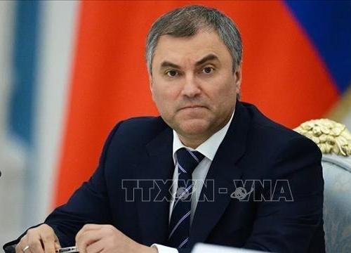 Ông Vyacheslav Volodin được bầu làm Chủ tịch Hạ viện Nga khóa mới