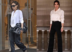 Style mặc quần 'đi ngược quy tắc' của Victoria Beckham