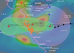 Bão số 8 áp sát đất liền, Thanh Hóa - Quảng Bình mưa lớn
