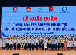 Đoàn tình nguyện Trường ĐH Y dược Cần Thơ hỗ trợ Hậu Giang chống dịch Covid-19