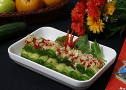 Món salad dưa chuột chua cay giải ngán