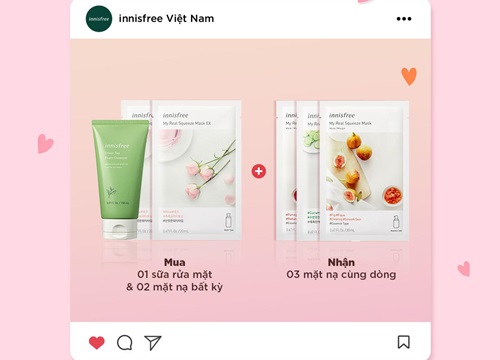 Thêm yêu thương, thêm trân trọng phụ nữ cùng lời tri ân bằng những set quà ý nghĩa từ innisfree