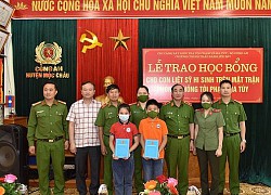 Trao học bổng cho con của 4 liệt sỹ hy sinh khi bắt tội phạm ma túy