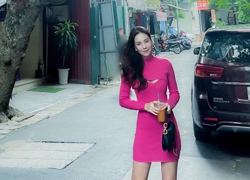 'Xả vai' MC nhà Đài, Mai Ngọc sửa soạn đi ăn sáng với đầm gợi cảm