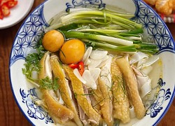 Phở gà ấm bụng bữa sáng