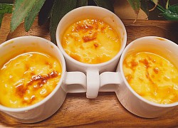 Bánh flan mà làm bằng nồi chiên không dầu thì không chỉ ngon mà còn cực nhanh gọn nữa!