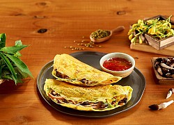 Bánh xèo nấm mối chay