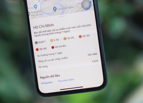 Cách xem thống kê về Covid-19 trên Google Maps
