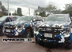 Ford Ranger 2022 tiếp tục lộ diện 3 phiên bản khác nhau