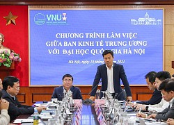 ĐH Quốc gia HN và Ban Kinh tế TƯ đẩy mạnh hợp tác nghiên cứu khoa học