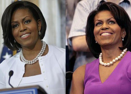 Giải mã thông điệp đằng sau bộ nữ trang ngọc trai của Michelle Obama, Kamala Harris và Công nương Diana